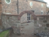 Red sandstone segmental arch