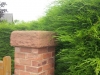 Flush sandstone wall capping