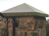 Flush sandstone wall capping