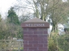 Red sandstone capping stone