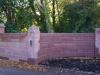 Flush sandstone wall capping