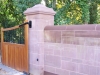 Sandstone wall capping cut to size