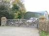 Weathered sandstone capping stone