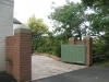 Chamfered sandstone wall capping