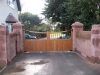 Bespoke sandstone capping for a wall