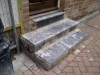 Sandstone masonry at Cefn Mawr Townscape Heritage Initiative by JB Stone