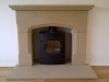 Cefn sandstone block ready for working