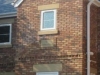 Sandstone lintel with a chamfered edge
