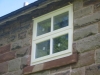 Hand-cut sandstone window cill