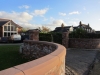 Sandstone pier cap and wall coping by JB Stone