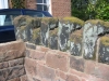 Carved sandstone ornament