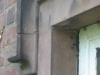 Replicated sandstone window detail