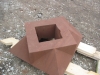 Carved sandstone feature stone