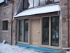 Sandstone door surround matched for a restoration