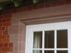 Carved sandstone door surround