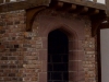 Hand-made sandstone door surround with corbels