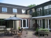 Sandstone door surround and threshold