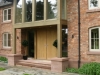 Moulded sandstone door surround