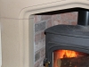 Bespoke sandstone fireplace