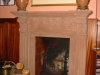 Buff sandstone fire surround
