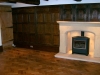 Moulded sandstone fireplace surround