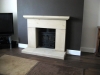 Sandstone fireplace by JB Stone