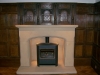 Bespoke sandstone fireplace