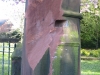 Red sandstone gateway entrance