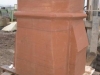 Hand-made sandstone gateway