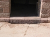 Batted hand-tooled sandstone surface