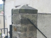 Stonemason's chisel work on sandstone