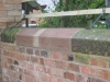 Hand-tooled sandstone quoin