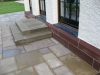 Hand-made sandstone plinth stones