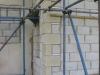 Dressed sandstone quoins