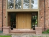 Solid red sandstone block