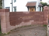 Red sandstone samples