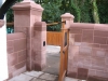 Weathered red sandstone
