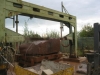 Sawn sandstone ready for working