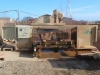 Diamond saw cutting natural sandstone