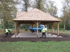 Site preparation for sandstone staddle stone supports