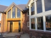 Chamfered sandstone staddle stone made to order by JB Stone