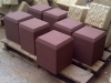 Chamfered sandstone staddle stone made in Wrexham