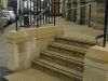 Sandstone steps matched for a restoration