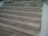 Buff sandstone entrance steps