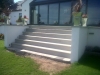 Bespoke sandstone steps for a property