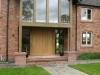 Weathered sandstone steps to an entrance