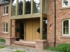 Buff sandstone entrance steps