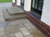 Natural sandstone steps and treads