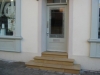 Solid sandstone door step