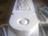 Dressing a sandstone gatepost